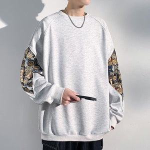 Teddy Bear Patchwork Hoodie – Chinese Style - MRC STORESweaters & HoodiesMy StoreChinese Style Teddy Bear Embroidered Patchwork Hoodie - Long Sleeve Round Neck Sweatshirt - MRC STOREMRC STORECJWY216855618RIApricot2XL