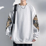 Teddy Bear Patchwork Hoodie – Chinese Style - MRC STORESweaters & HoodiesMy StoreChinese Style Teddy Bear Embroidered Patchwork Hoodie - Long Sleeve Round Neck Sweatshirt - MRC STOREMRC STORECJWY216855604DWLight Grey2XL