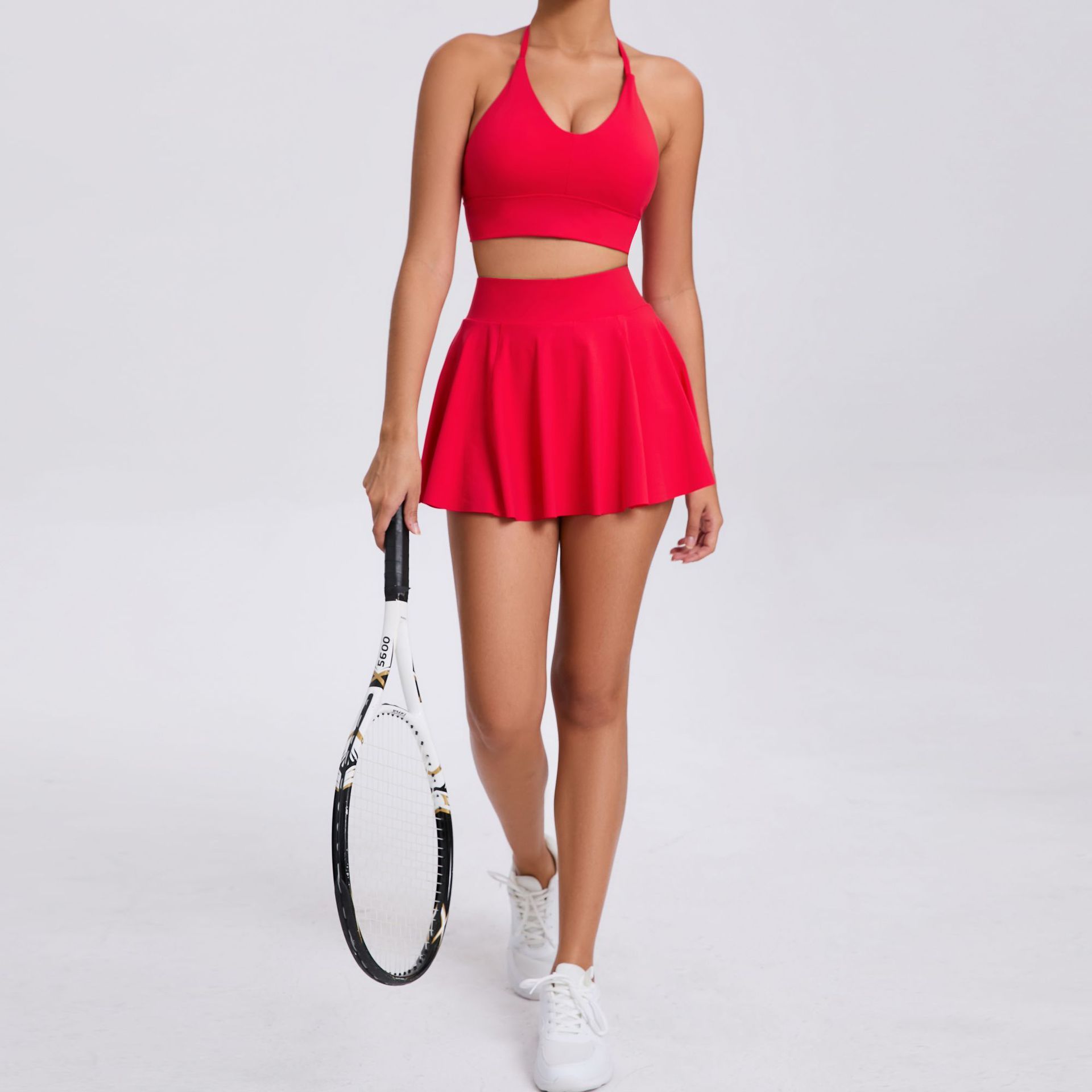 Tennis Suit - Breathable Bra Skirt Set - MRC STOREsports suitMy StoreWomen’s Tennis Suit - Breathable Bra Skirt Set My Store  38.28MRC STORECJDK243230109IRRedL