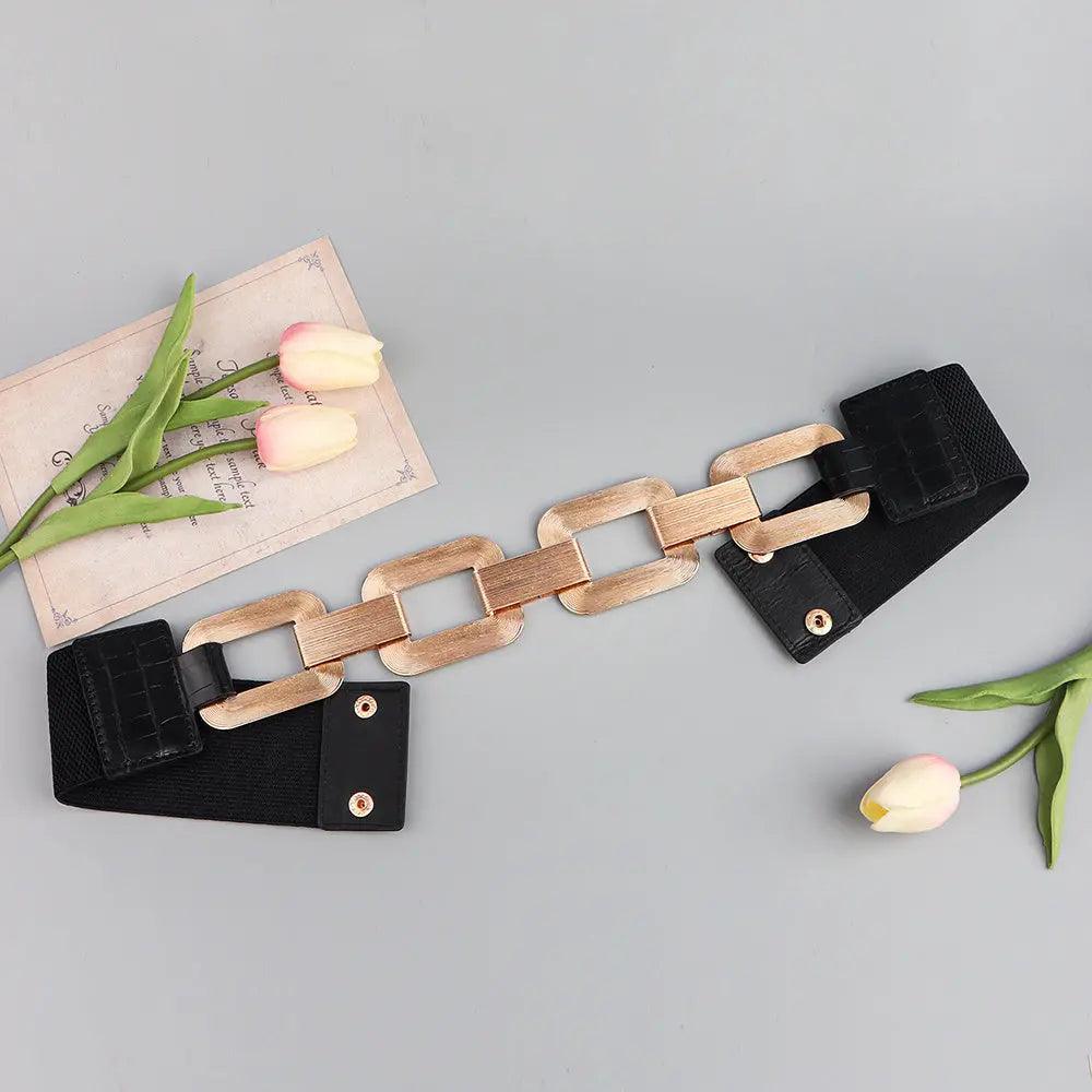 The New Gold Black Wide Belt Decoration - MRC STOREAccessoriesMy StoreThe New Gold Black Wide Belt Decoration - MRC STOREMRC STORECJYD1611009-BLACKBLACK