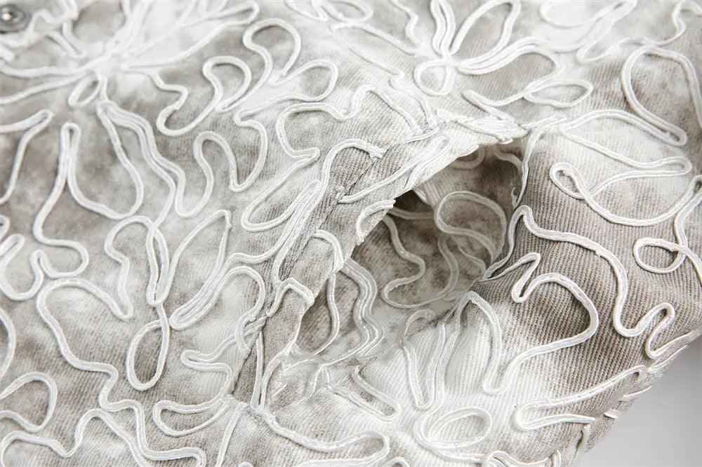 Tie Dye Gradient Street Jacket - MRC STOREtopMy StoreTie Dye Gradient Street JacketMRC STORECJXZ209511602BYGray WhiteL