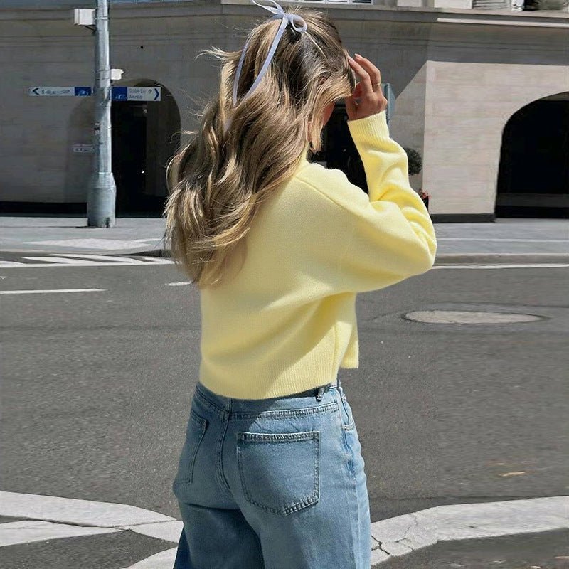 Trendy Buttoned Cardigan Sweater - MRC STOREsweaterMRC STORETrendy Buttoned Cardigan Sweater MRC STORE MRC STORECJMY257309903CXBlackL