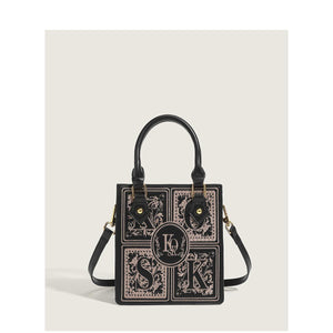Trendy Early Autumn Embroidered Small Square Bag Fashion Essentials - MRC STOREAccessoriesMy StoreTrendy Early Autumn Embroidered Small Square Bag Fashion Essentials - MRC STOREMRC STORECJNS216906001AZBlack