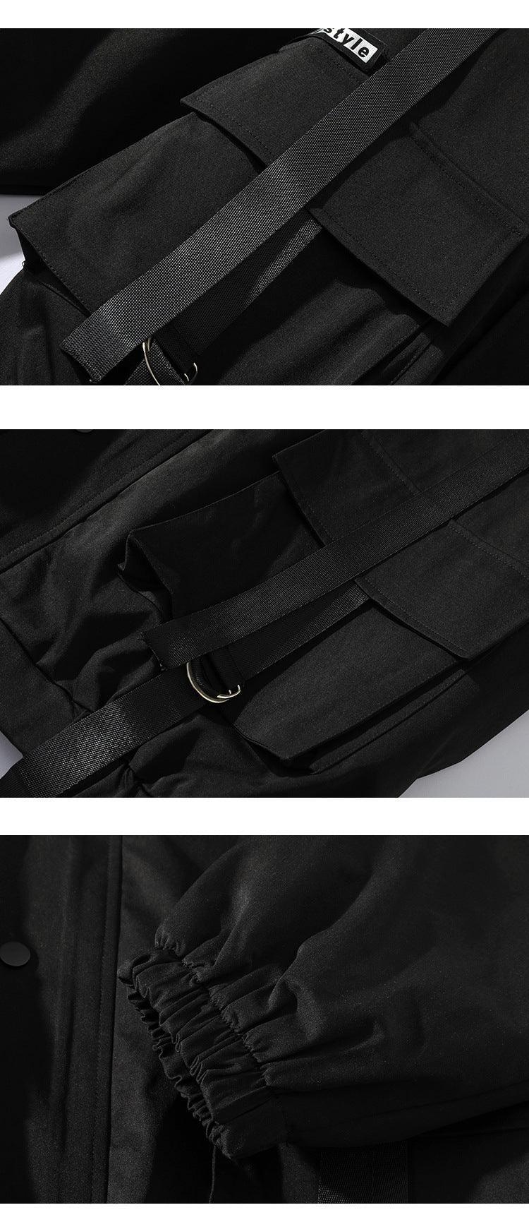 Trendy Plus Size Stand Collar Jacket Suit Set - Modern Elegance - MRC STOREsetMy StoreTrendy Plus Size Stand Collar Jacket Suit Set - Modern Elegance - MRC STOREMRC STORECJXZ160037804DWBlack2XL