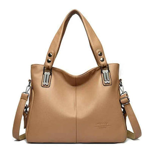 Trendy PU Leather Bag Tote in Sophisticated Colors - MRC STOREAccessoriesMy StoreTrendy PU Leather Bag Tote in Sophisticated ColorsMRC STORECJNS205786906FULight Khaki