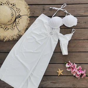 Tube Top Swimsuit - Three - Piece Suit - MRC STOREbikini setMRC STOREWomen’s Tube Top Swimsuit - Three - Piece Suit My Store MRC STORECJYD240755703CXCU19328W1L