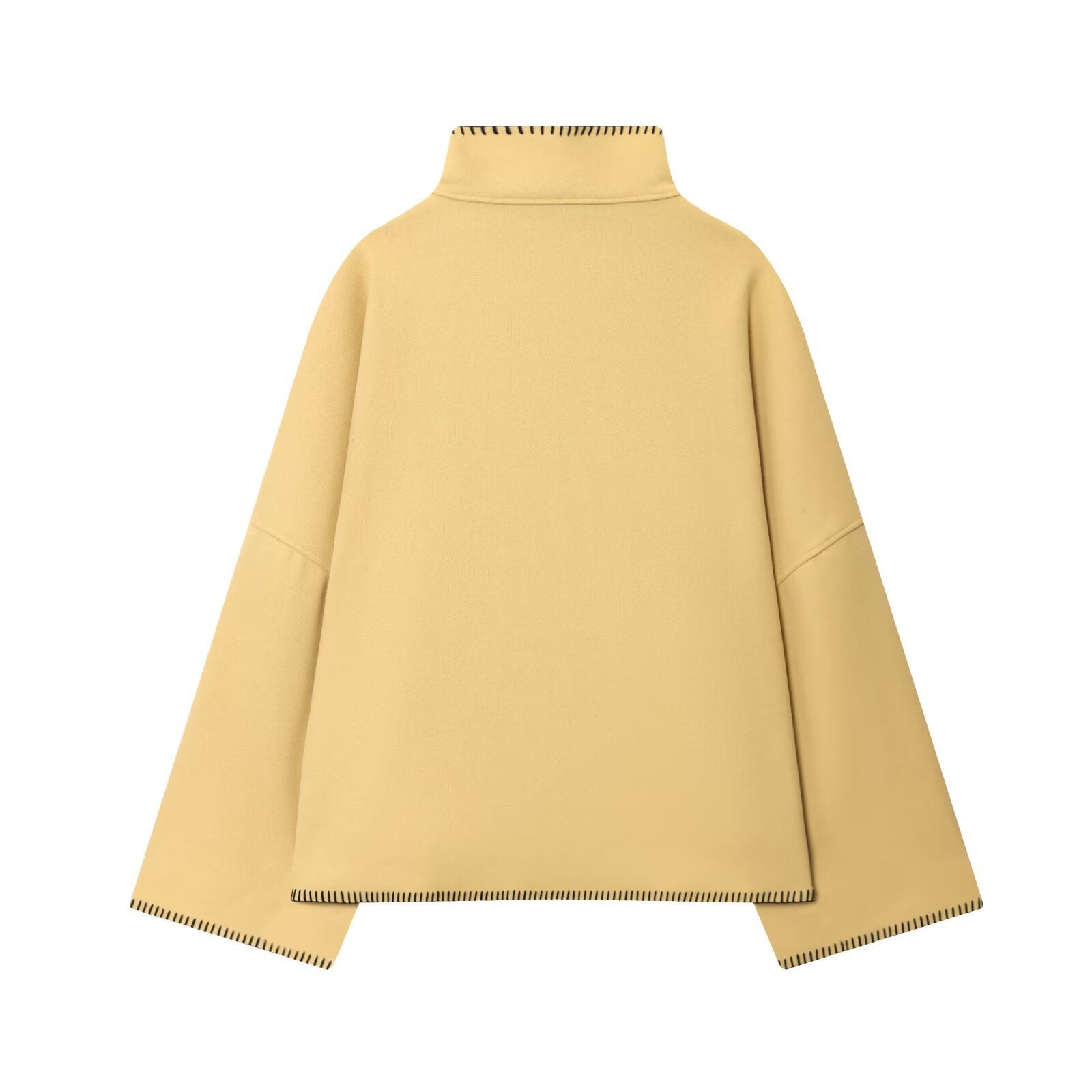 Turtleneck Long Sleeve Baggy Coat - MRC STOREJacketsMRC STORETurtleneck Long Sleeve Baggy CoatMRC STORECJYD255458503CXYellowL