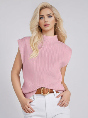 Turtleneck Vest Sweater – Abstract Pattern - MRC STORESweaters & HoodiesMy StoreWomen's Turtleneck Vest Sweater – Abstract Pattern Pullover in Versatile Colors - MRC STOREMRC STORECJMY227267223WDPinkL