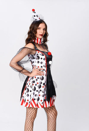 Twisted Clown Adult Halloween Costume for Women - Spandex Lycra Fabric - MRC STOREHalloweenMy StoreTwisted Clown Adult Halloween Costume for Women - Spandex Lycra Fabric - MRC STOREMRC STORECJJJJRHD01544-Skirt-LSkirtL