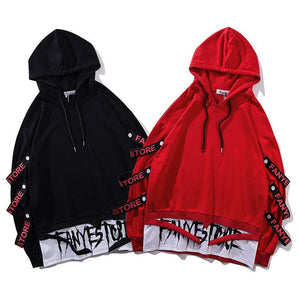 Two - Piece Hooded Sweater with Ribbon Belt – Unisex Youth Fashion - MRC STOREHoodieMy StoreTwo - Piece Hooded Sweater with Ribbon Belt – Unisex Youth Fashion - MRC STOREMRC STORECJNSWTWY00451-Black-LBlackL