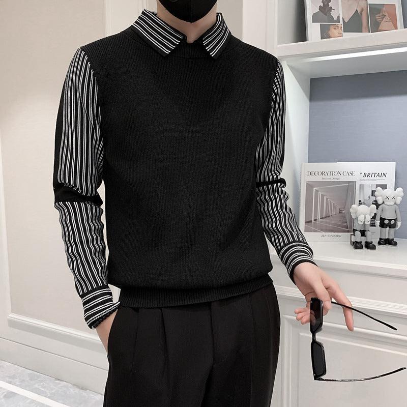 Two Piece Slim Fit Knitted Sweater Set – Stylish & Versatile - MRC STORESweaters & HoodiesMy StoreTwo Piece Slim Fit Knitted Sweater Set – Stylish & Versatile - MRC STOREMRC STORECJYD223559007GTBlackL