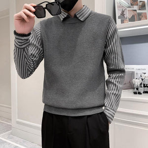 Two Piece Slim Fit Knitted Sweater Set – Stylish & Versatile - MRC STORE