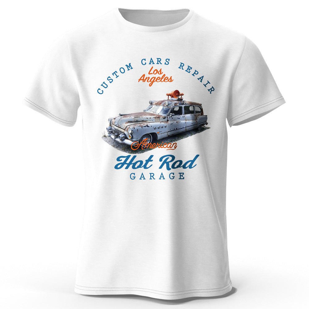 Unisex Car Club T-Shirt - Patch Print Casual - MRC STORET-ShirtsMy StoreUnisex Car Club T-Shirt - Patch Print Casual My Store  22.24MRC STORECJYH241293769QJWhiteL