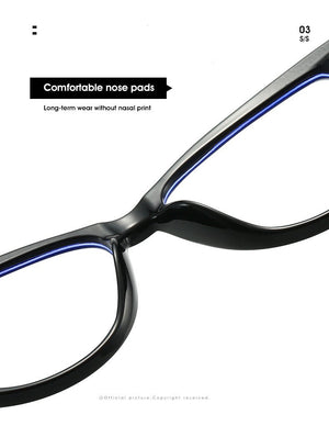 Unisex Cat Eye Glasses - Anti - Blue Retro Fit - MRC STOREAccessoriesMy StoreUnisex Cat Eye Glasses - Anti - Blue Retro Fit My Store MRC STORECJYD234950402BYTwo Leopard Print Middle BlackTransparent