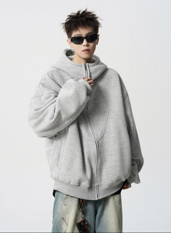 Unisex High Street Couple Sweater - MRC STORESweaters & HoodiesMRC StorePerson wearing a gray hoodie and sunglasses on a white backgroundMRC STORECJWY254535409IRBlack2XL