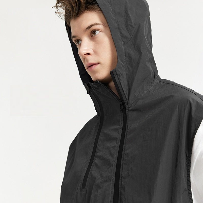Unisex Hooded Vest - Zipper Japanese Street Coat - MRC STOREJacketsMy StoreUnisex Hooded Vest - Zipper Japanese Street Coat My Store MRC STORECJYD235855307GTDark GrayL