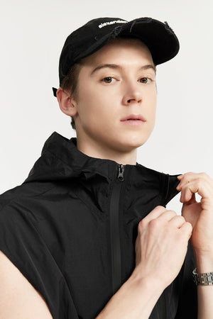 Unisex Hooded Vest - Zipper Japanese Street Coat - MRC STOREJacketsMy StoreUnisex Hooded Vest - Zipper Japanese Street Coat My Store MRC STORECJYD235855307GTDark GrayL