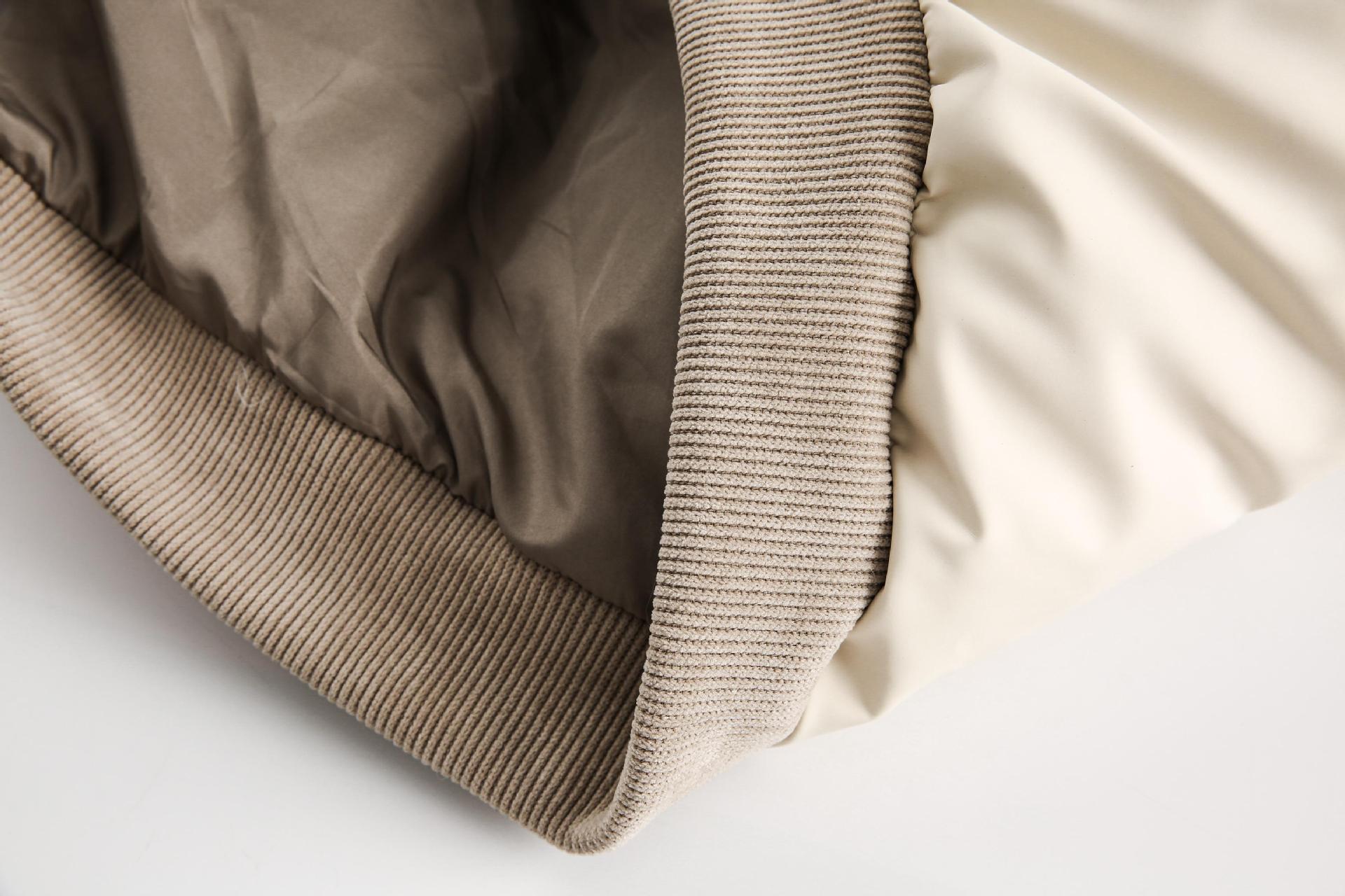 Unisex PU Stitching Cotton - Padded Jacket - MRC STOREJacketsMy StoreUnisex PU Stitching Cotton - Padded Jacket My Store MRC STORECJPK249059902BYBeigeL