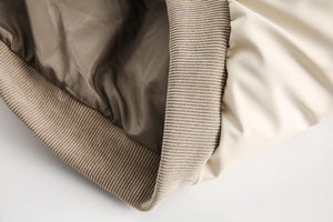 Unisex PU Stitching Cotton - Padded Jacket - MRC STOREJacketsMy StoreUnisex PU Stitching Cotton - Padded Jacket My Store MRC STORECJPK249059902BYBeigeL