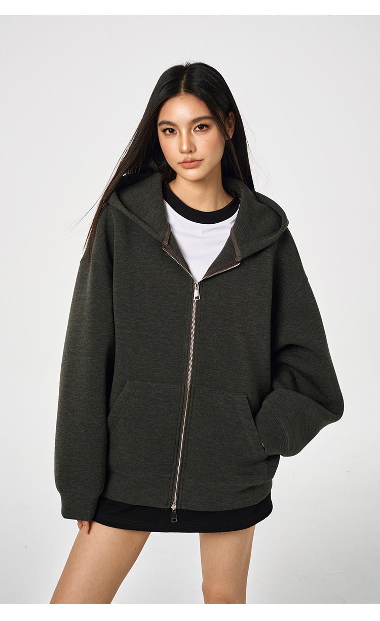 Unisex Retro Hoodie - Loose Solid Color - MRC STOREHoodieMy StoreUnisex Retro Hoodie - Loose Solid Color My Store MRC STORECJWY236530113MNBlackL