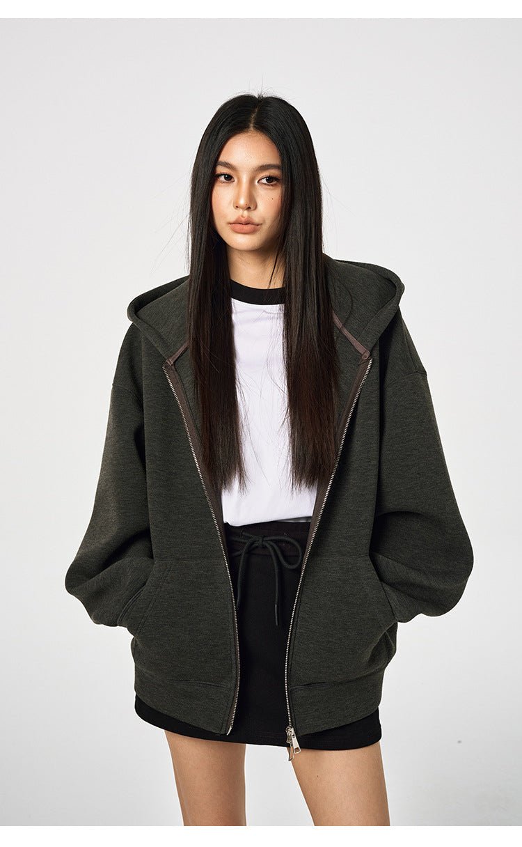 Unisex Retro Hoodie - Loose Solid Color - MRC STOREHoodieMy StoreUnisex Retro Hoodie - Loose Solid Color My Store MRC STORECJWY236530128BYNavy BlueL