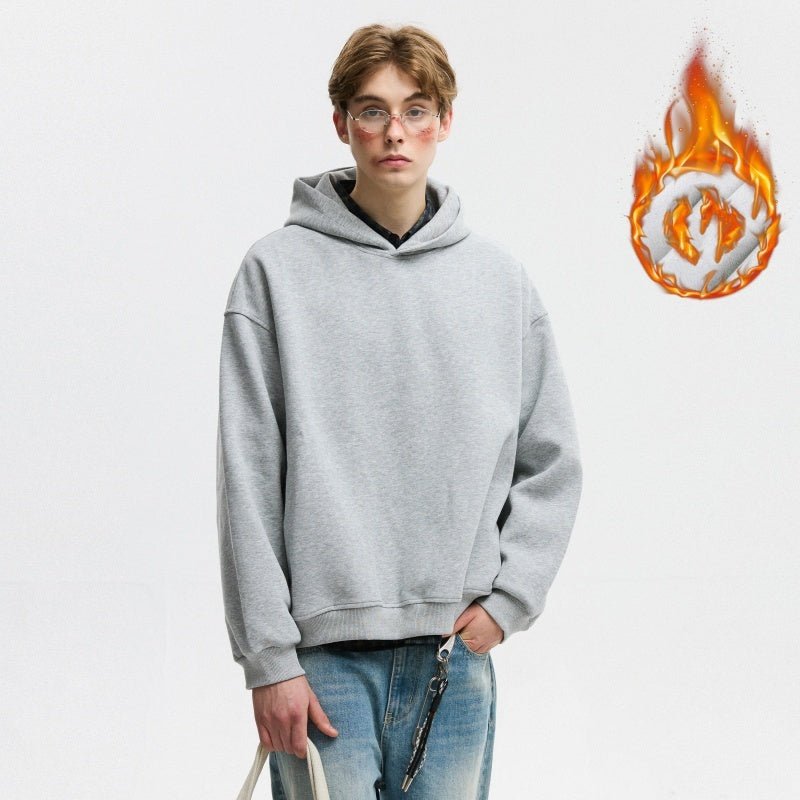 Unisex Short Wide Fleece Hooded Sweatshirt - MRC STOREHoodieMRC STOREUnisex Short Wide Fleece Hooded Sweatshirt MRC STORE  80.00MRC STORECJWY259533172TGFlower gray with velvetL