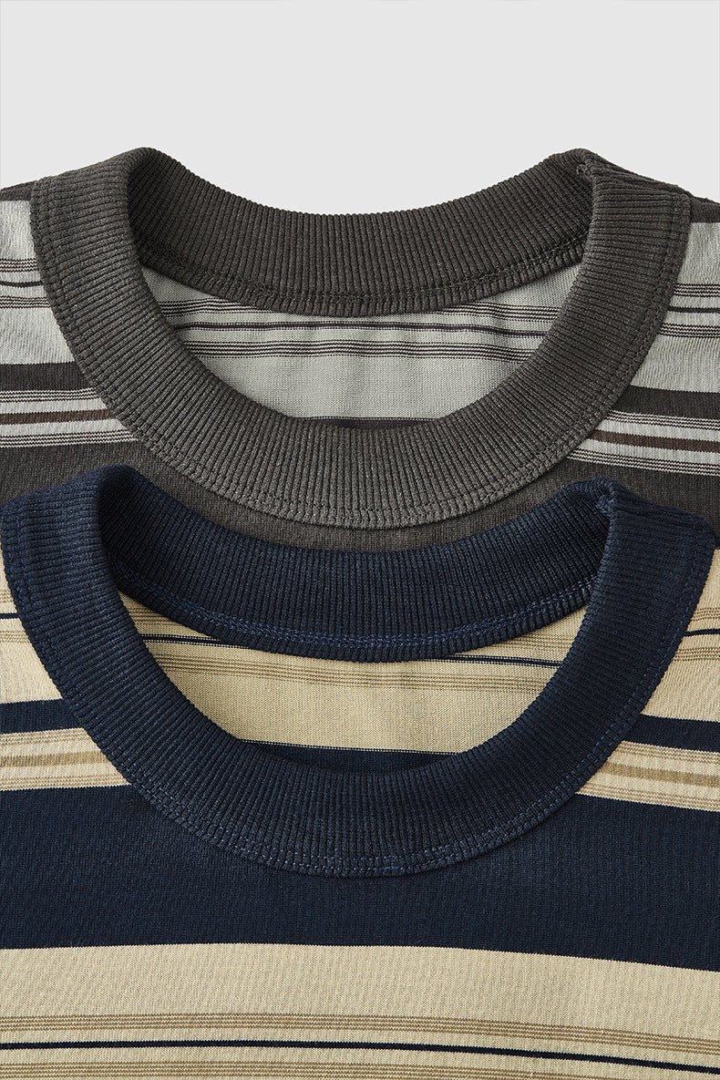 Unisex Striped T-Shirt - Loose Pocket Style - MRC STOREShortsMy StoreUnisex Striped T-Shirt - Loose Pocket Style My Store MRC STORECJYH233225702BYApricotL