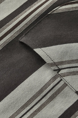 Unisex Striped T-Shirt - Loose Pocket Style - MRC STOREShortsMy StoreUnisex Striped T-Shirt - Loose Pocket Style My Store MRC STORECJYH233225705EVGrayL