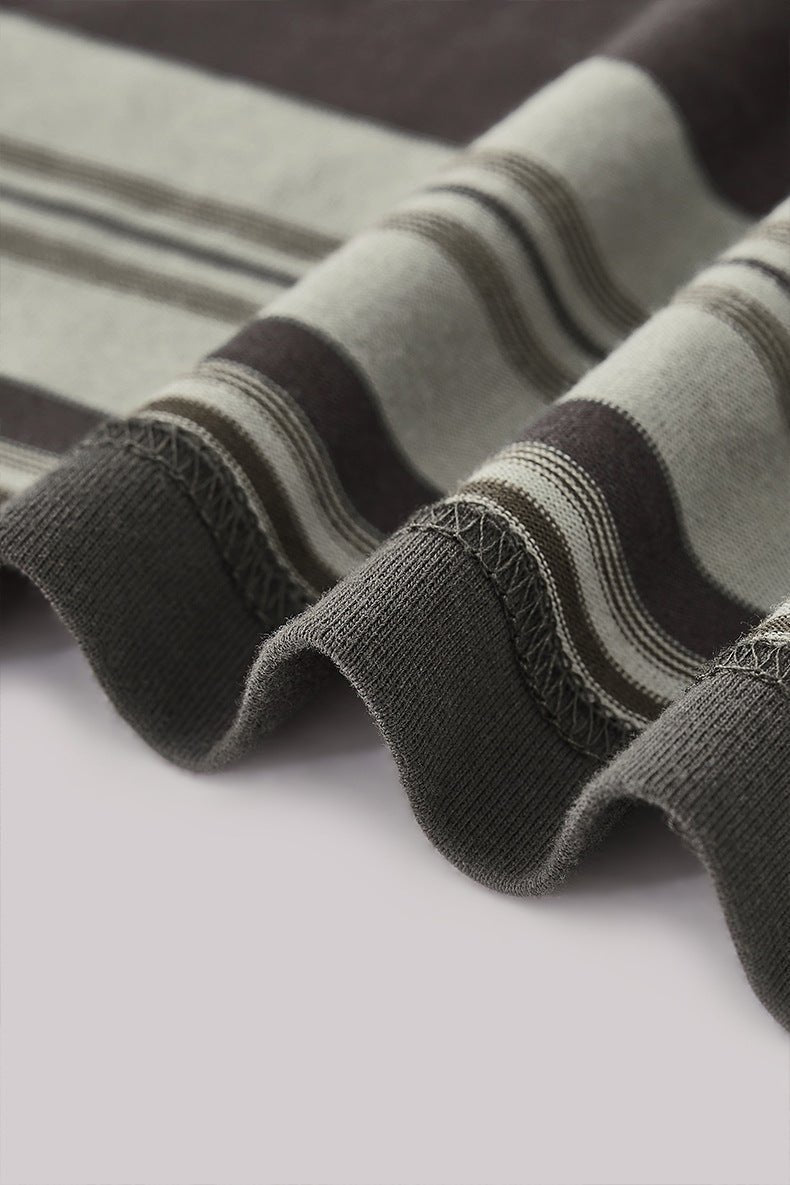 Unisex Striped T-Shirt - Loose Pocket Style - MRC STOREShortsMy StoreUnisex Striped T-Shirt - Loose Pocket Style My Store MRC STORECJYH233225702BYApricotL