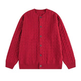 Unisex Twisted Solid Color Sweater Cardigan - MRC STORESweaters & HoodiesMRC STOREUnisex Twisted Solid Color Sweater Cardigan MRC STORE  82.99MRC STORECJWY259534423WDRed2XL