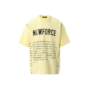 Unisex Vintage T-Shirt - Letter Print Loose - MRC STORET-ShirtsMy StoreUnisex Vintage T-Shirt - Letter Print Loose My Store MRC STORECJYH234301503CXBlackL