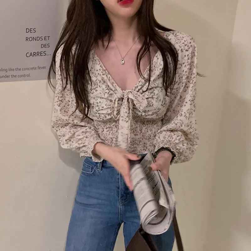 V Neck Chiffon Blouse - MRC STOREtopMy StoreV Neck Chiffon BlouseMRC STORECJNSSYCS06984-ApricotApricot