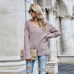 V - neck Sweater - MRC STOREtopMy StoreV - neck SweaterMRC STORECJCS114125803CXKhakiL