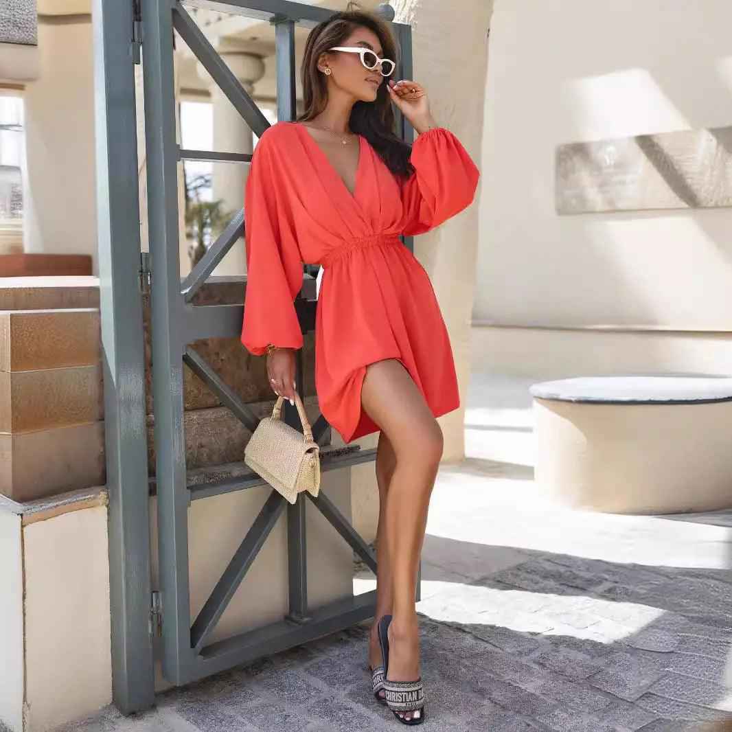 V - Neck Waist - Defining Dress - MRC STOREDressMRC STOREV - Neck Waist - Defining DressMRC STORECJLY208808603CXBlackL