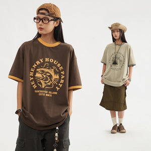 Vancouver Island T-Shirt – Color Contrast Retro Design - MRC STORET-ShirtsMy StoreVancouver Island T-Shirt – Color Contrast Retro DesignMRC STORECJYH214637005EVDark Coffee ColorL