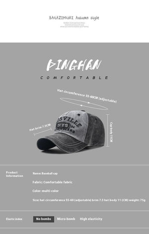 vintage cap Letter Embroidered Duckbill Cap – Stylish & Functional Headwear - MRC STOREAccessoriesMy Storevintage cap Letter Embroidered Duckbill Cap – Stylish & Functional Headwear - MRC STOREMRC STORECJBQ215419404DWGray Front Face Dark Blue BodyAdjustable