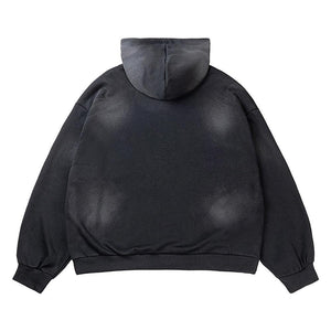 Vintage Cross Letter Printed Distressed Hooded Sweater - Men's Pullover Hoodie - MRC STOREHoodieMy StoreVintage Cross Letter Printed Distressed Hooded Sweater - Men's Pullover Hoodie - MRC STOREMRC STORECJWY214599806FUBlackL