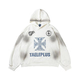 Vintage Cross Letter Printed Distressed Hooded Sweater - Men's Pullover Hoodie - MRC STOREHoodieMy StoreVintage Cross Letter Printed Distressed Hooded Sweater - Men's Pullover Hoodie - MRC STOREMRC STORECJWY214599802BYWhiteL