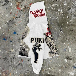 Vintage Gothic Loose Fit Hoodie - MRC STORETopMy StoreVintage Gothic Loose Fit Hoodie - MRC STOREMRC STORECJWY199305006FUBlueL