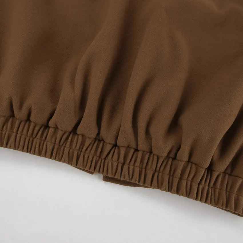 Vintage Woolen Stand Collar Coat - MRC STORETopMy StoreVintage Woolen Stand Collar CoatMRC STORECJQB210715703CXBrownL