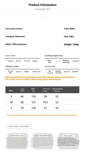 Warm Cotton - Padded Hooded Overcoat - MRC STOREJacketsMRC STOREWarm Cotton - Padded Hooded Overcoat MRC STORE MRC STORECJJK255502303CXBlackL