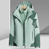 Waterproof Jacket Three - in - one - MRC STOREclothesMy StoreWaterproof Jacket Three - in - oneMRC STORECJYD186486513MNBean Green Women's4XL