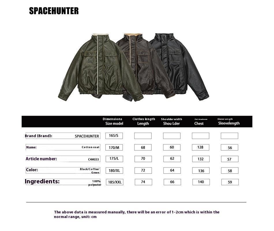 Winter Coat PU Leather Coat with Lamb Wool Lining - MRC STORETopMRC STOREWinter Coat PU Leather Coat with Lamb Wool Lining - MRC STOREMRC STORECJPK211782702BYBlackL