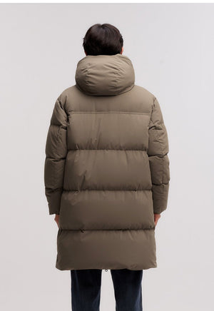 Winter Couple’s Long Waterproof Thick Coat - MRC STOREJacketsMRC STOREPerson wearing a long brown puffer coat on a light gray backgroundMRC STORECJYD255772002BYBlack2XL