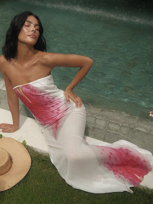 Women’s Chiffon Dress - Off - Shoulder Tube Long - MRC STOREDressMy StoreWomen’s Chiffon Dress - Off - Shoulder Tube Long My Store MRC STORECJLY242020109IRWhiteL