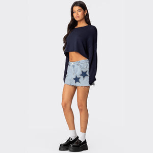 Women’s Cowboy Skirt - Patch Washed Vintage - MRC STOREskirtMy StoreWomen’s Cowboy Skirt - Patch Washed Vintage My Store MRC STORECJYD239020003CXBlueL