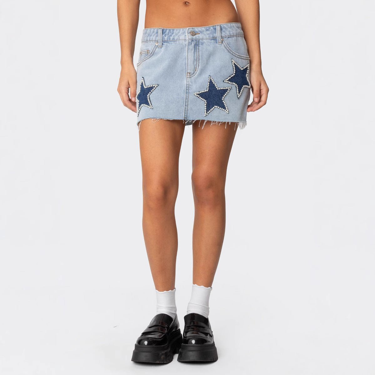 Women’s Cowboy Skirt - Patch Washed Vintage - MRC STOREskirtMy StoreWomen’s Cowboy Skirt - Patch Washed Vintage My Store MRC STORECJYD239020003CXBlueL