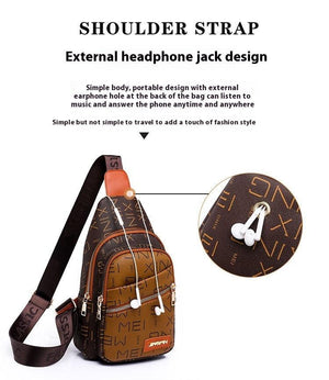 Women’s Crossbody Chest Bag - Fashion Letters PU - MRC STOREAccessoriesMy StoreWomen's Chest Bag with Fashion Letters – New Printed Crossbody Bag for Daily Use - MRC STOREMRC STORECJYD227342401AZWhite