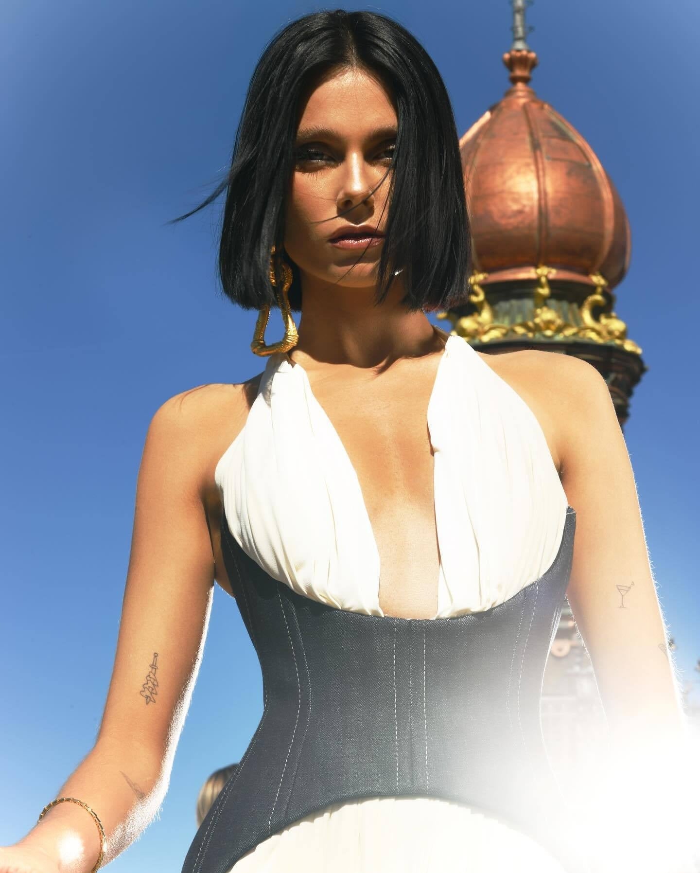 Women’s Deep V Halter Denim Dress - MRC STOREDressMy StoreWomen’s Deep V Halter Denim Dress My Store MRC STORECJLY249108704DWWhiteL