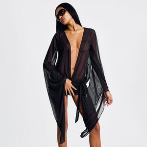 Women's Dress - Black Mesh Mini High Waist - MRC STOREDressMy StoreWomen's Dress - Black Mesh Mini High WaistMRC STORECJLY228807003CXBlackL